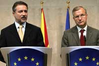 Crvenkovski-Rehn in Brussels