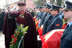 Macedonia bids farewell to its peacekeepers