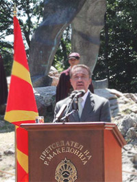 President Crvenkovski - Krusevo