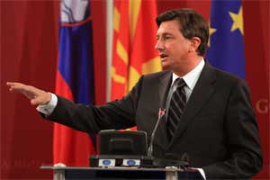 Pahor in Macedonia